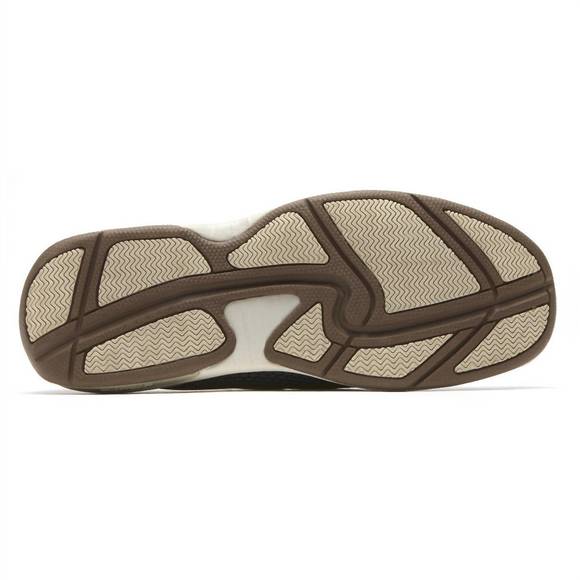 NEW ROCKPORT men\'s captain boat shoe in brown